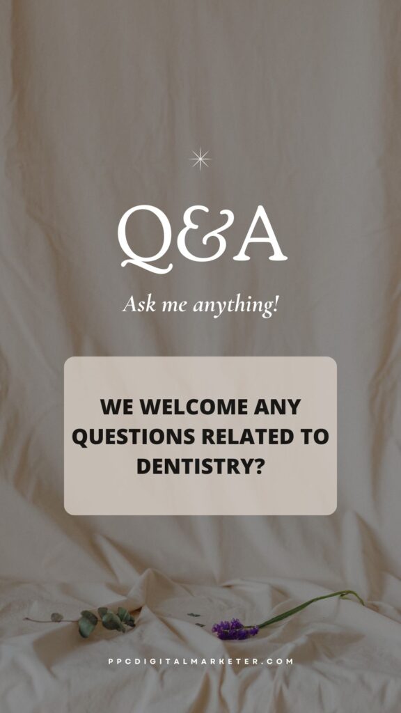 Q & A session by Dental Clinic