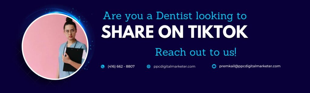 PPC Digital Marketer ad to service Dentists on Tiktok