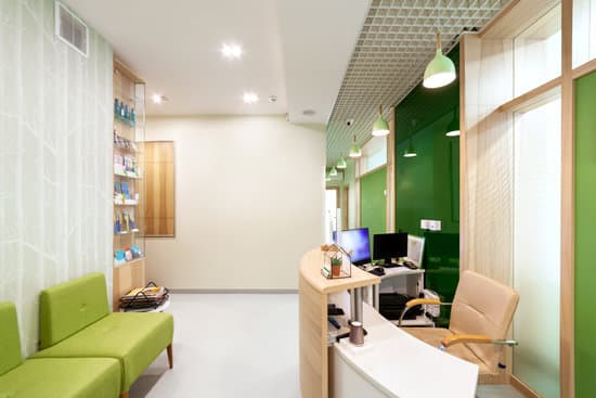 Dental clinic reception area